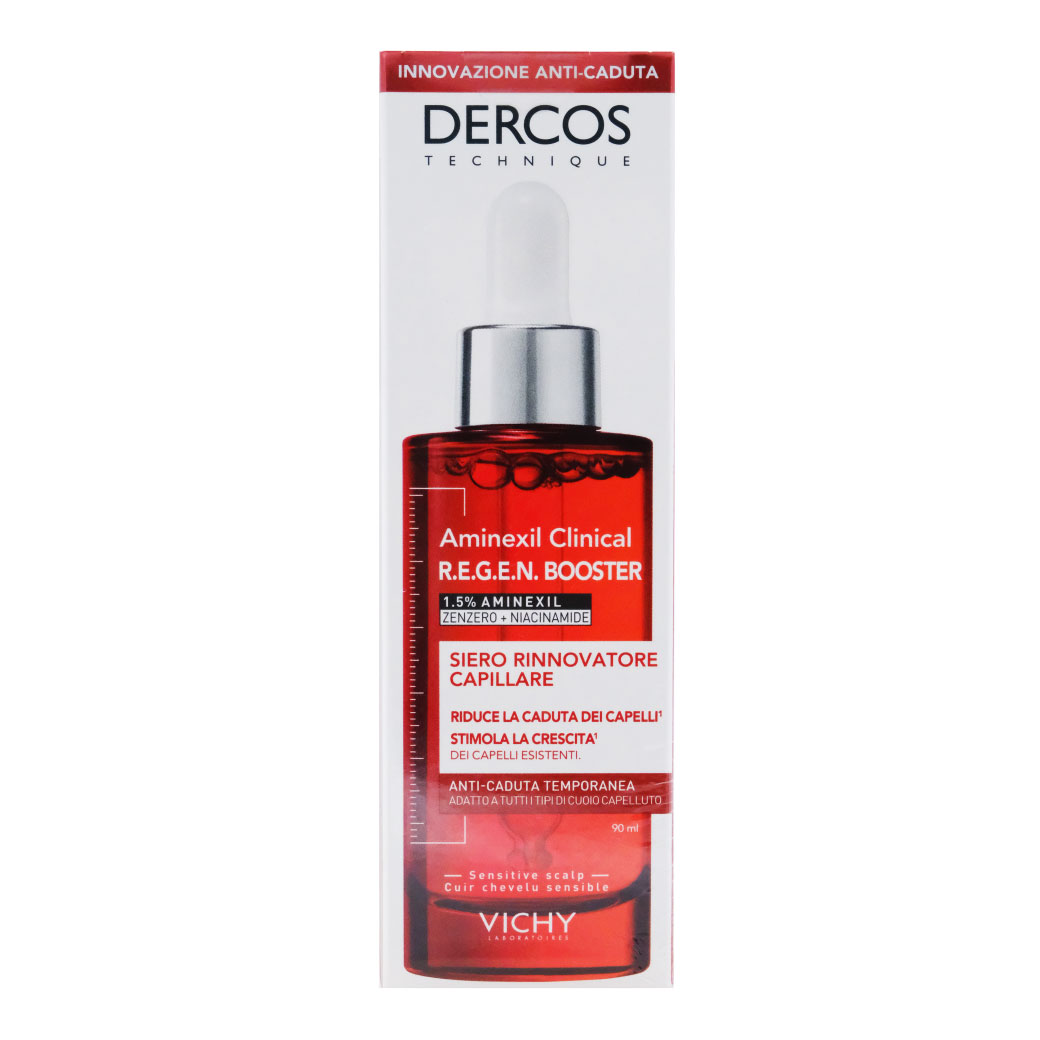 VICHY Dercos Aminexil Clinical R.E.G.E.N Bootster Serum 90ml. วิชี่ เดอคอส อะมิเน็กซิล คลีนิคอล รีเจน บูสเตอร์ เซรั่ม