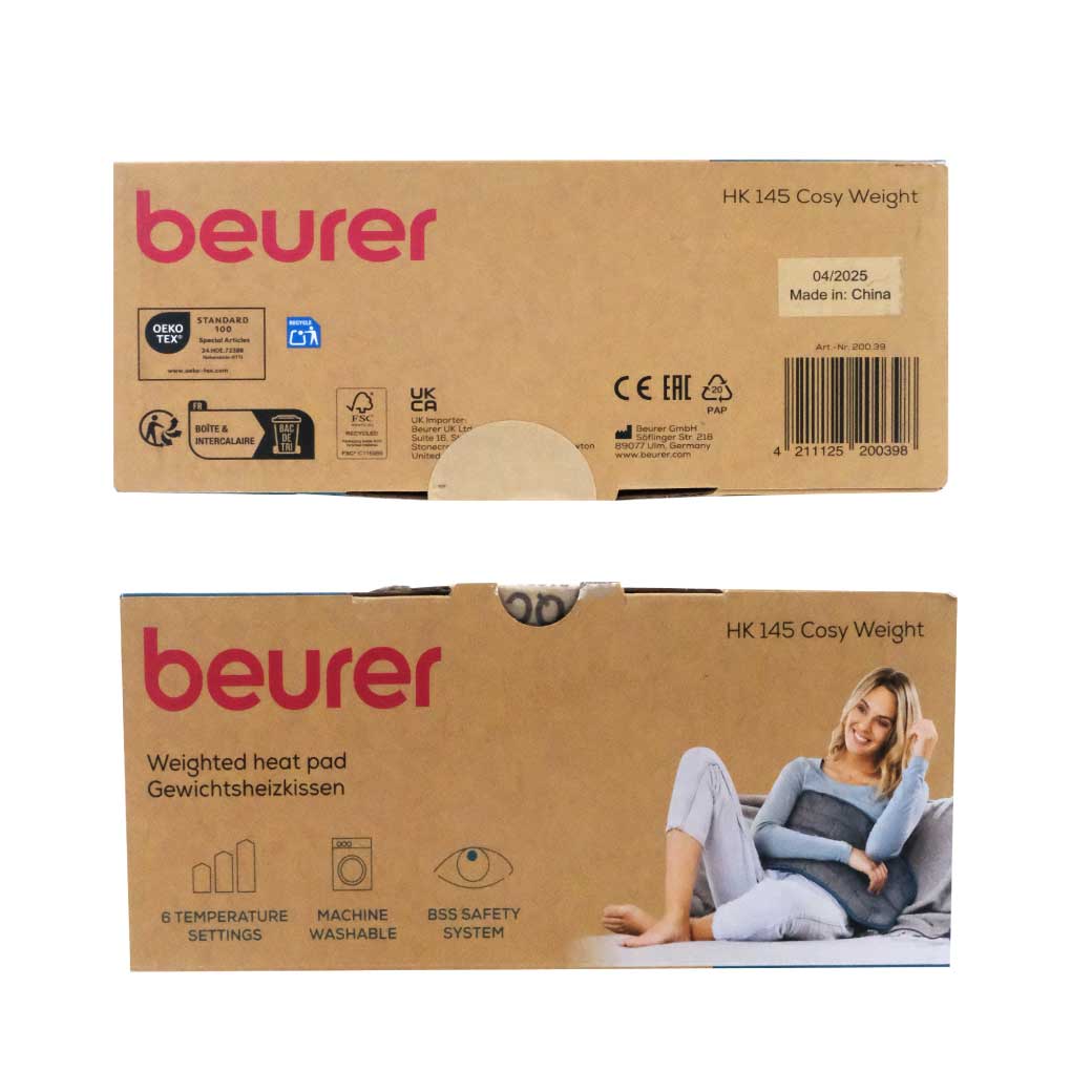 Beurer Heating Pad รุ่น HK145 cosy weight แผ่นให้ความอบอุ่นไฟฟ้า