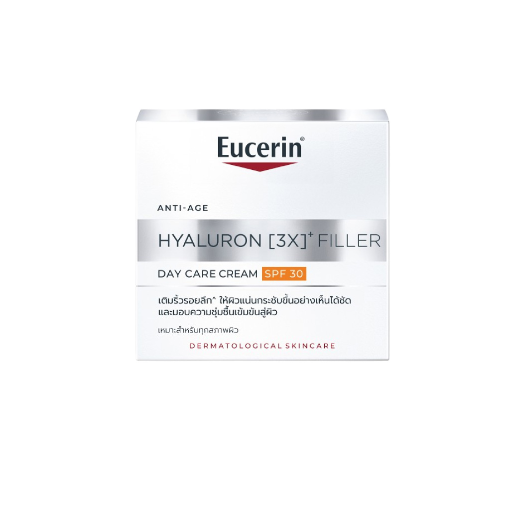 EUCERIN Hyaluron (3X) Filler Day Care Cream 20 ml. ยูเซอริน ไฮยาลูรอน (3เอ็กซ์) ฟิลเลอร์ เดย์ แคร์ ครีม เอสพีเอฟ 30