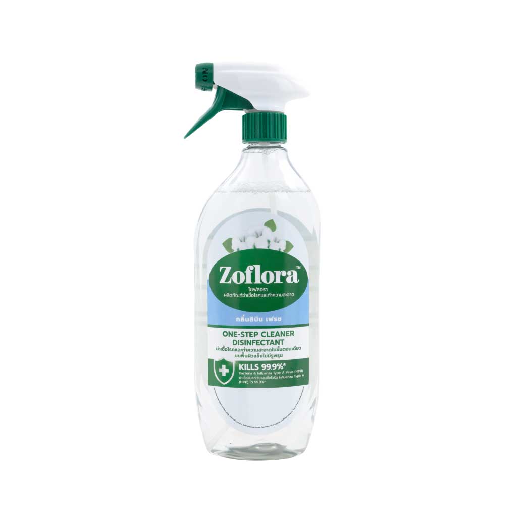 Zoflora Cleaner Linen Fresh Spray 800ml. โซฟลอรา น้ำยาทำความสะอาดฆ่าเชื้ออเนกประสงค์ กลิ่น ลินิน เฟรช